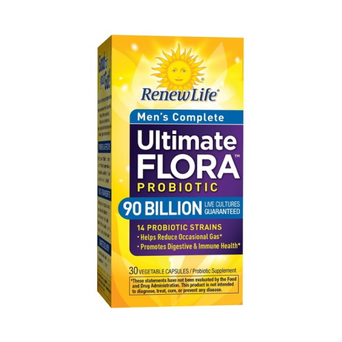 Renew Life Ultimate Flora Men's Complete 90 Billion 